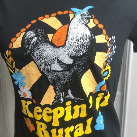 Keepin It Rural Chicken Farmer S Short Sleeve T Shirt - Picture 2 of 7